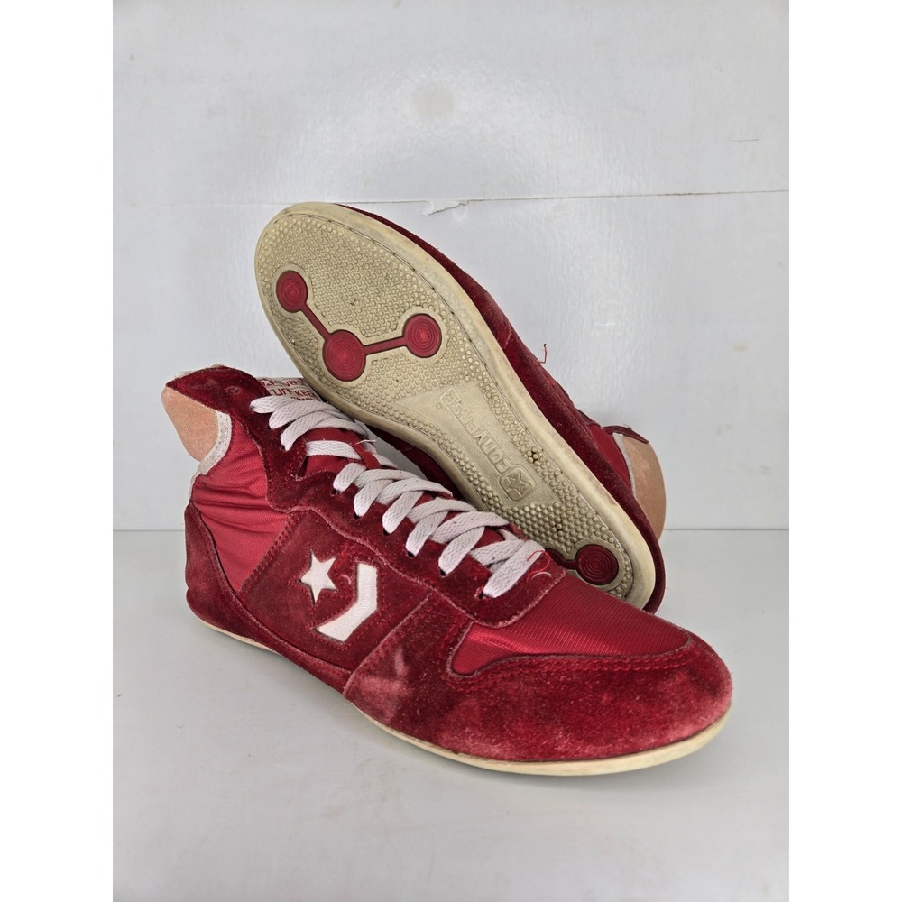 Vintage Converse Cliff Keen Wrestling Shoes Mens Size 8 Red RARE Boxing VTG - Picture 5 of 7